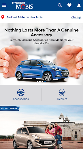 Android application Hyundai Genuine Accessories screenshort