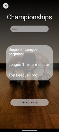 Android application PushUp Champ screenshort