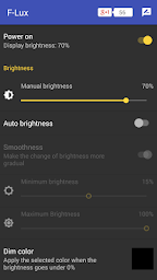 Screen Brightness Control