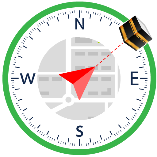 Qibla, GPS Compass Direction logo
