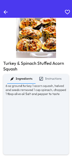 Body Balance Recipes Screen 3
