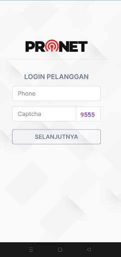 Customer PRONET Screen 2