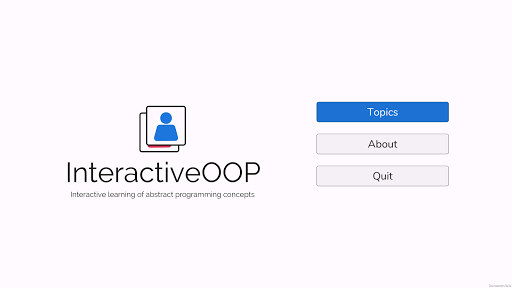 Android application InteractiveOOP screenshort