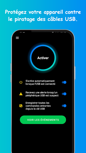 Aperçu de l'application