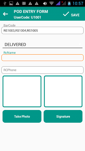 iMailRoom Screen 3