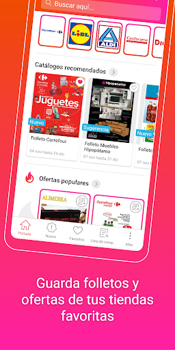 Screenshot of Folletos y ofertas de España