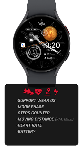 SamWatch SolarSystem Analog Screen 2