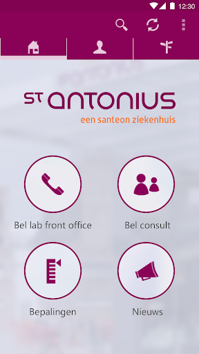 St. Antonius eLabgids Screen 2