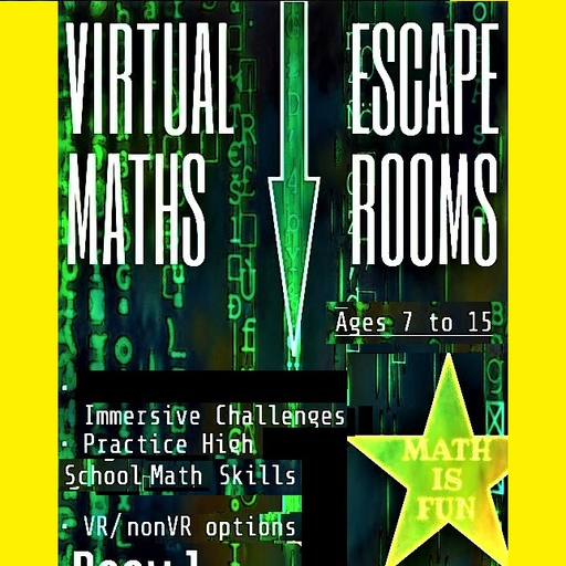 VIRTUAL MATHS ESCAPE ROOMS logo