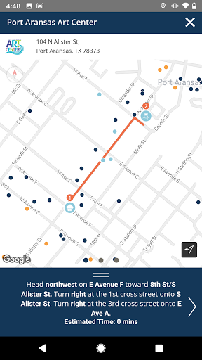 Screenshot of Visit Port Aransas