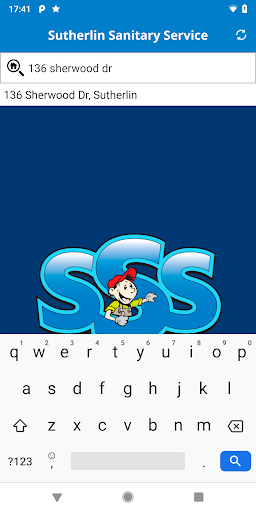 Sutherlin Sanitary Service Screen 2