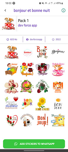 Bonjour du matin et de la nuit