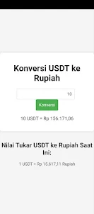 Konversi USDT to IDR