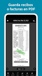 Adobe Scan – сканер PDF, скриншот OCR