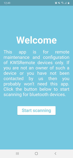 Android application BT Remote App screenshort