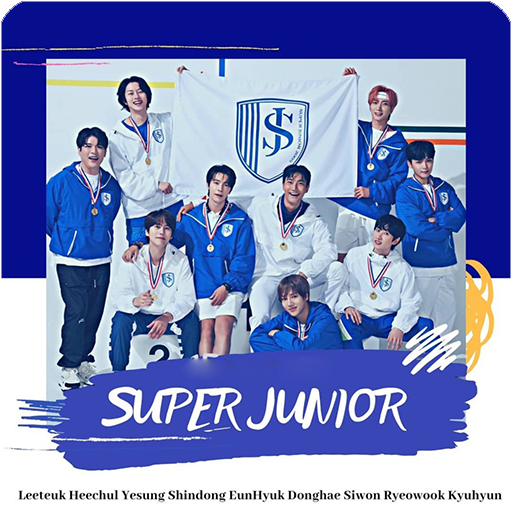 Kpop Super Junior Wallpaper logo