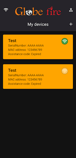 Android application Globe-fire screenshort