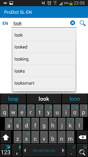 Android application Slovenian - English dictionary screenshort