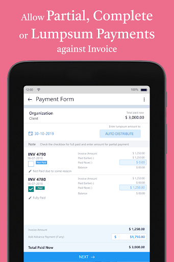 Screenshot of Simple Invoice Manager
