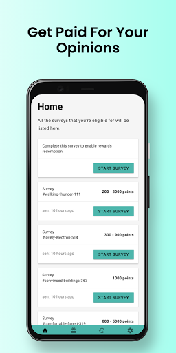 Android application Vase Surveys screenshort