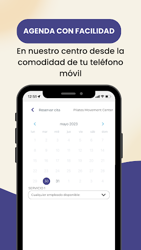 Android application Pilates Movement Center screenshort
