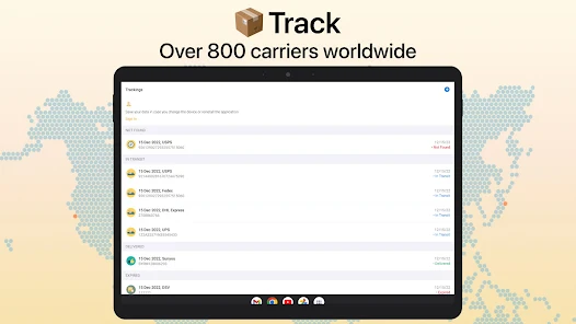Winit top carrier tracking