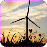 Sunset Windmill Live Wallpaper icon