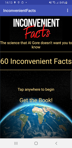 Android application Inconvenient Facts screenshort