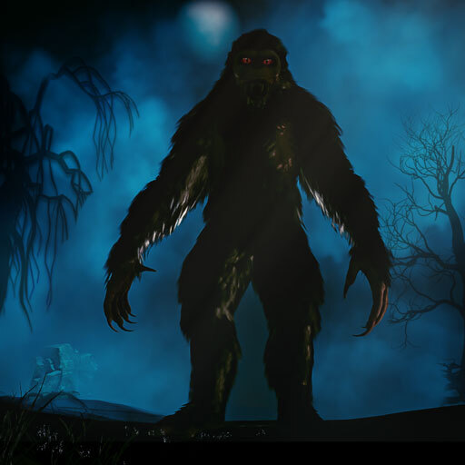 Bigfoot Hunting Forest Monster