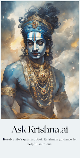 Android application Ask Krishna.ai screenshort