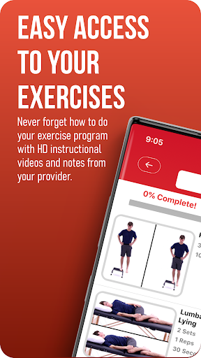 Android application Elite Physio Clinic screenshort