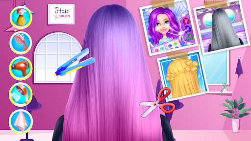 Android application Little Princess Braided Hairs screenshort