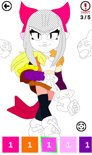 Android application Brawl Stars Coloring Book screenshort