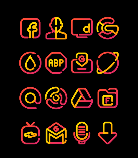 Screenshot of Red Carpet - Lines Icon Pack