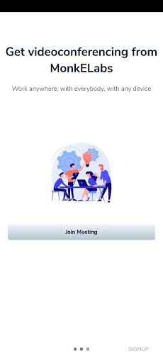 Android application Team Meeting screenshort