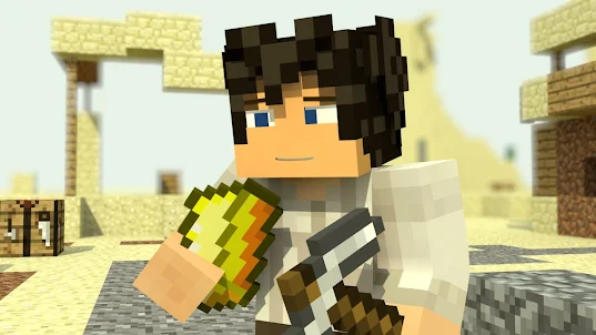 Gold Player Skin Mod For MCPE
