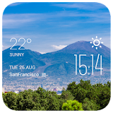 Mount Vesuvius weather widget icon