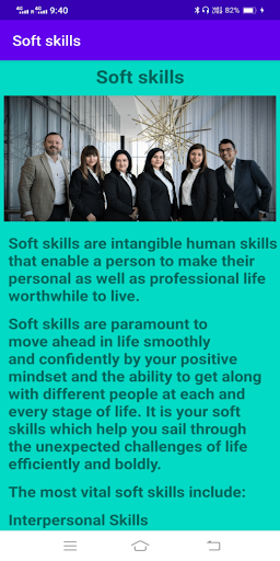 Soft Skills for Success Screen 2
