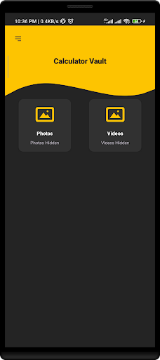 Calculator Vault - Photo Vault Screen 2
