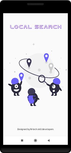 Android application Local Search screenshort