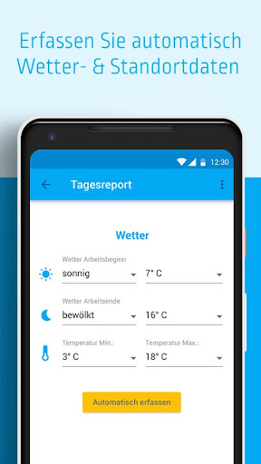 Bautagebuch durch Spracheingab Screen 3