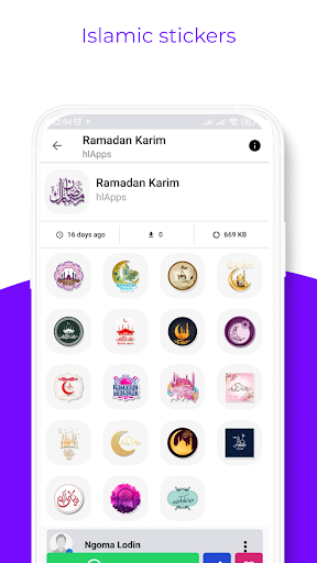 Islamic Stickers App