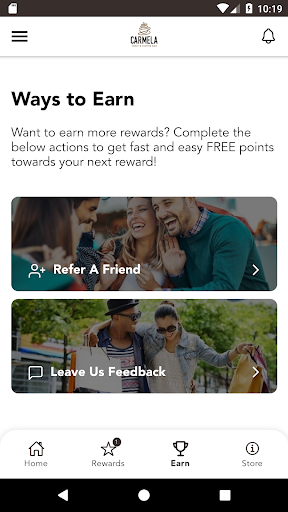 Screenshot of Carmela Coffee Company