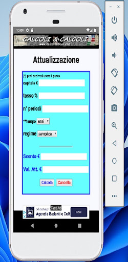 Android application Attualizzazione screenshort