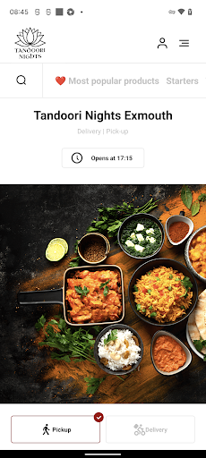 Android application Tandoori Nights Exmouth screenshort