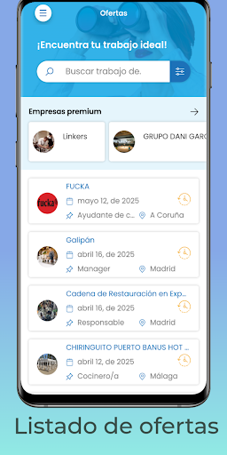 Hosteleo - Trabajo y Empleo Screenshot 3 - AppWisp.com