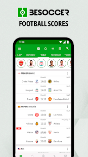 BeSoccer - Fußball Ergebnisse لقطة شاشة