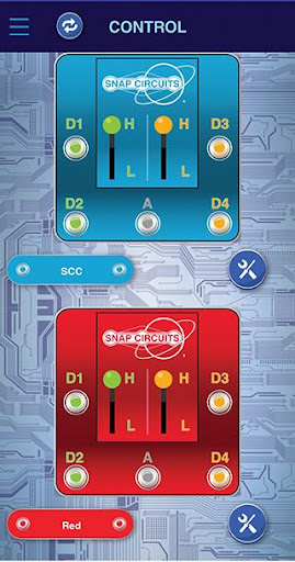 Android application Snap Circuits® Coding screenshort