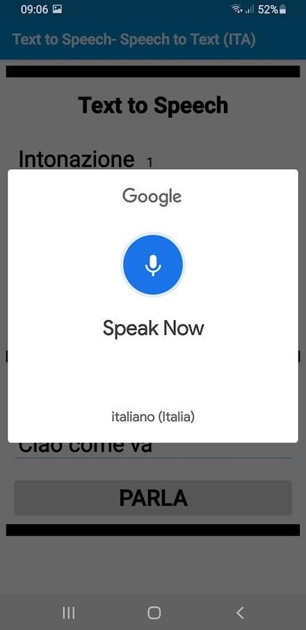 Text to Speech- Speech to Text Screen 3