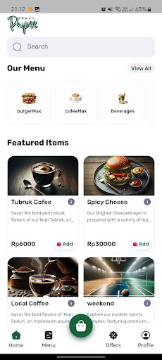 Android application Rumah Papee screenshort